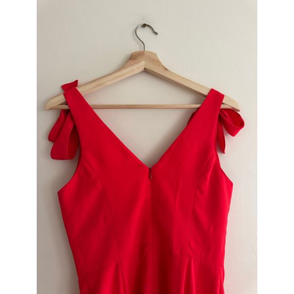 AMANDA UPRICHARD Allora Mini Dress in Crimson Red Size Small - Picture 6 of 7